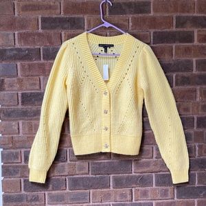 WH|BM Honey Bee Cardigan. NWT. Size XS